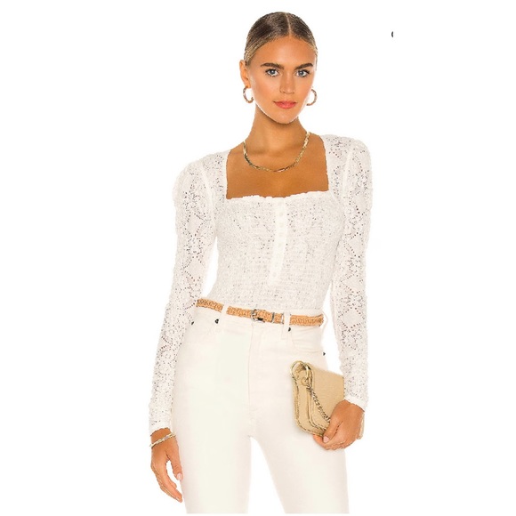 Free People Confection Top - Evening Cream - NWT - S - Picture 2 of 16